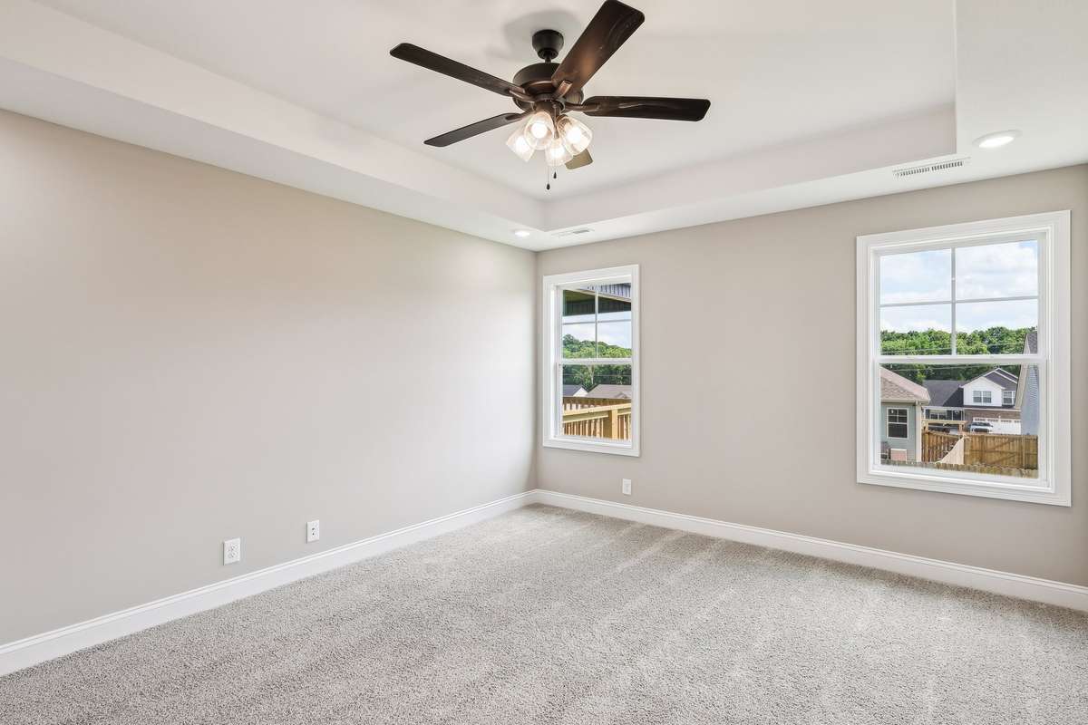 Sample pictures from a previous build showing the Oakmont Floor Plan. Materials and colors are subject to change without notice.