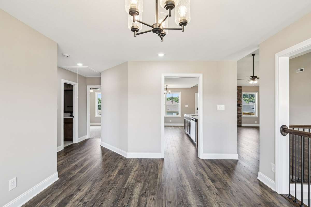 Sample pictures from a previous build showing the Oakmont Floor Plan. Materials and colors are subject to change without notice.
