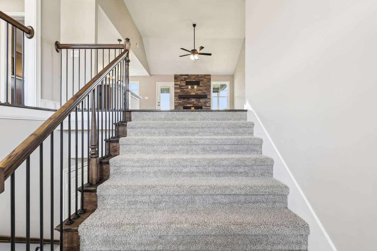Sample pictures from a previous build showing the Oakmont Floor Plan. Materials and colors are subject to change without notice.
