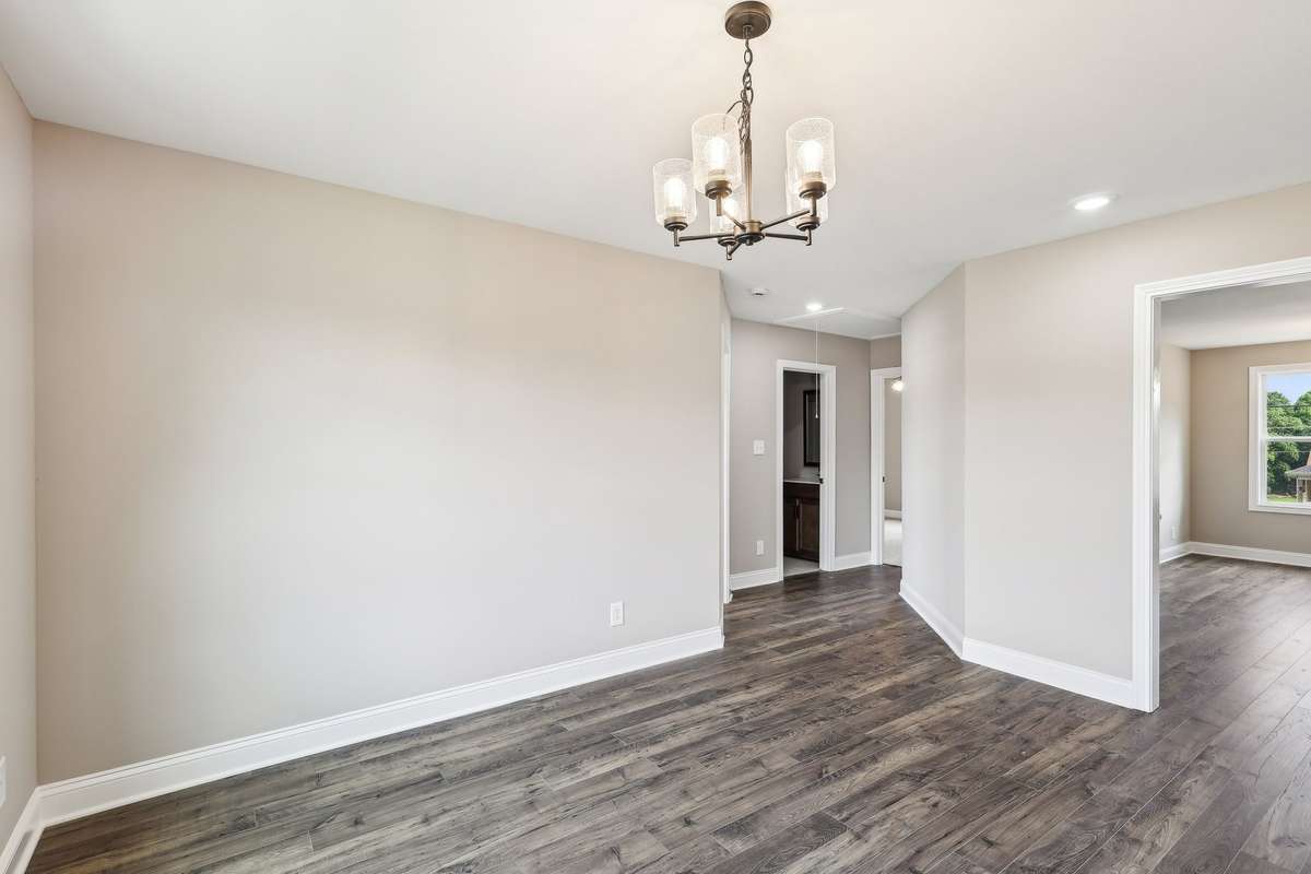 Sample pictures from a previous build showing the Oakmont Floor Plan. Materials and colors are subject to change without notice.