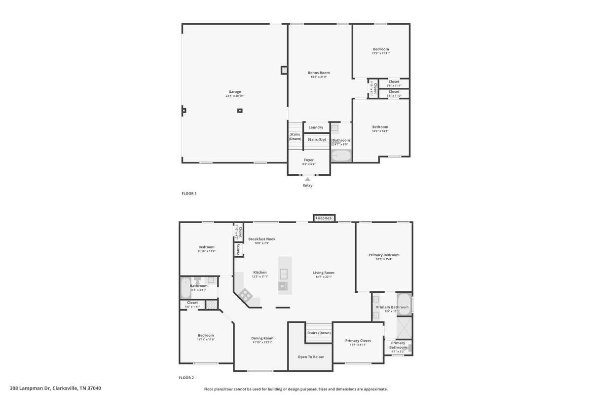 Sample pictures from a previous build showing the Oakmont Floor Plan. Materials and colors are subject to change without notice.