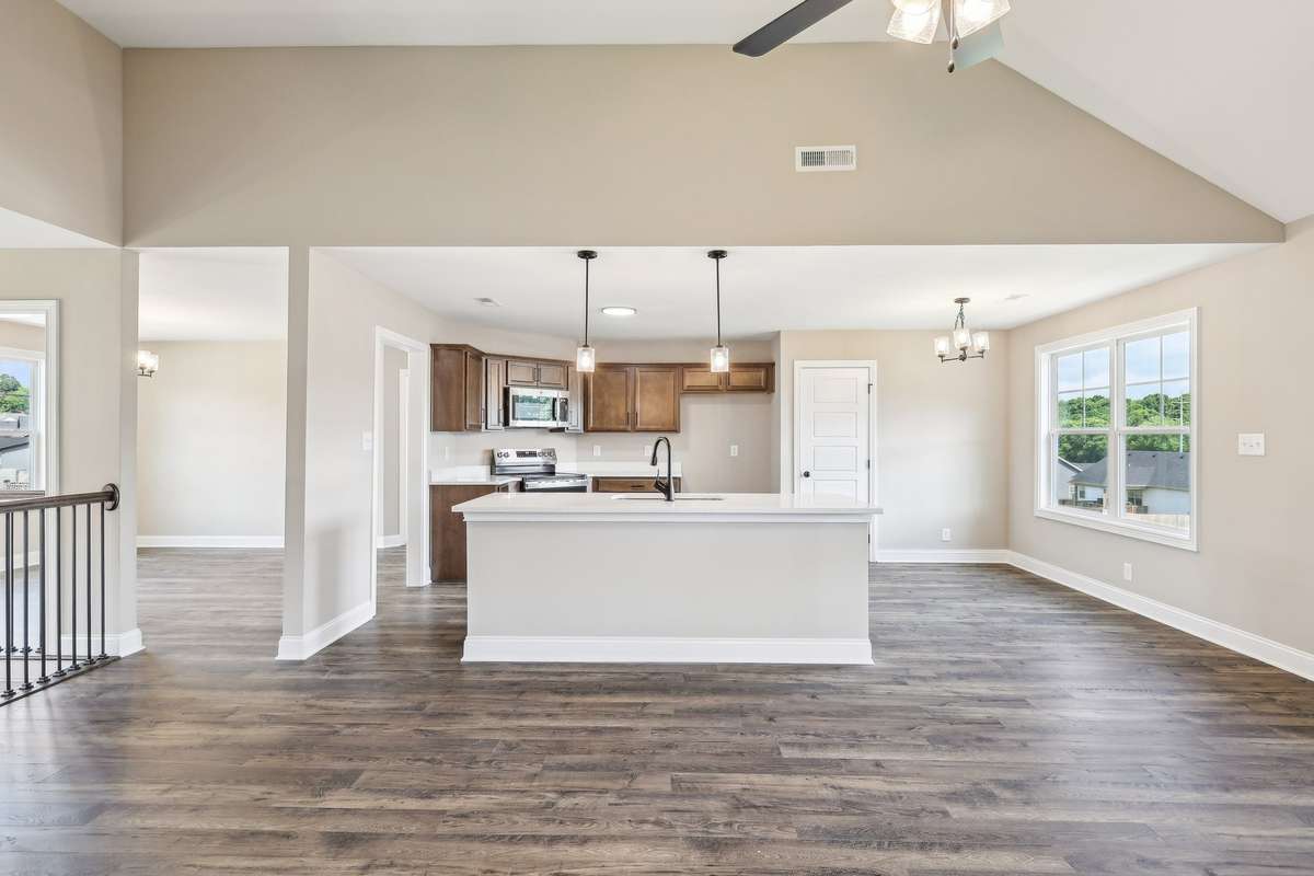 Sample pictures from a previous build showing the Oakmont Floor Plan. Materials and colors are subject to change without notice.