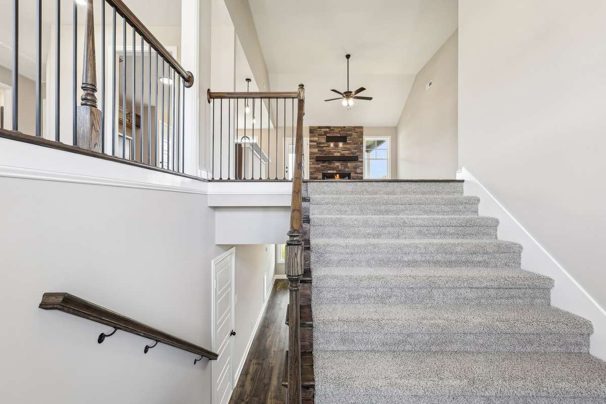 Sample pictures from a previous build showing the Oakmont Floor Plan. Materials and colors are subject to change without notice.
