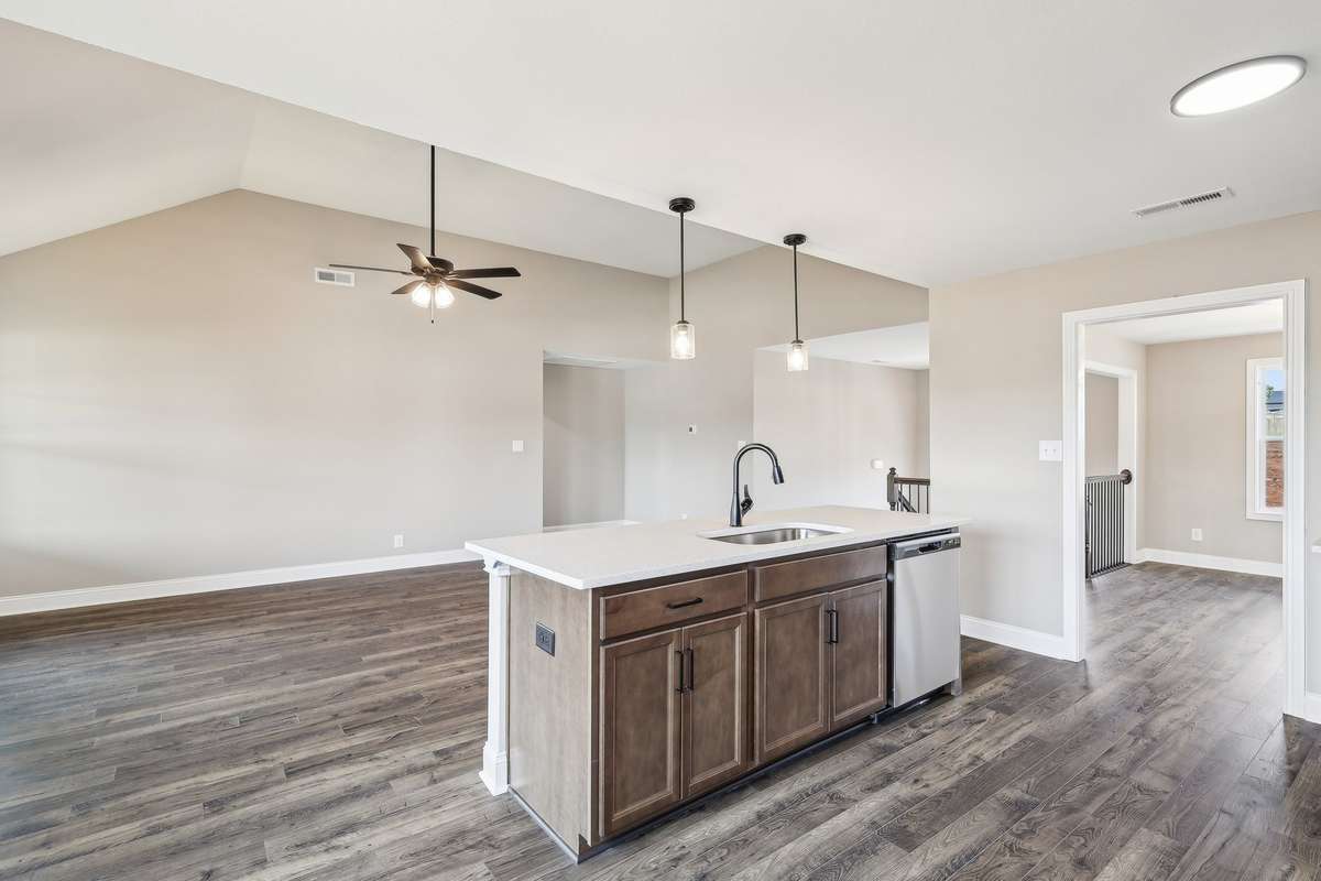 Sample pictures from a previous build showing the Oakmont Floor Plan. Materials and colors are subject to change without notice.