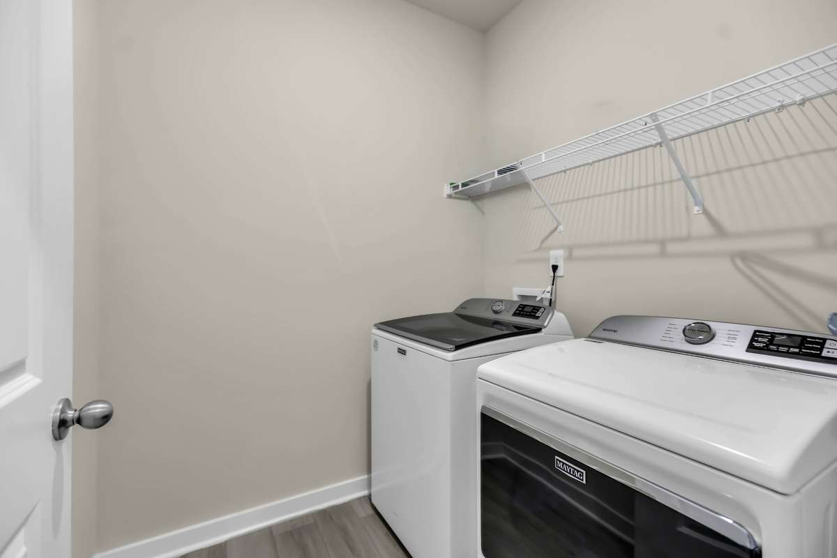 Washer and Electric Dryer included