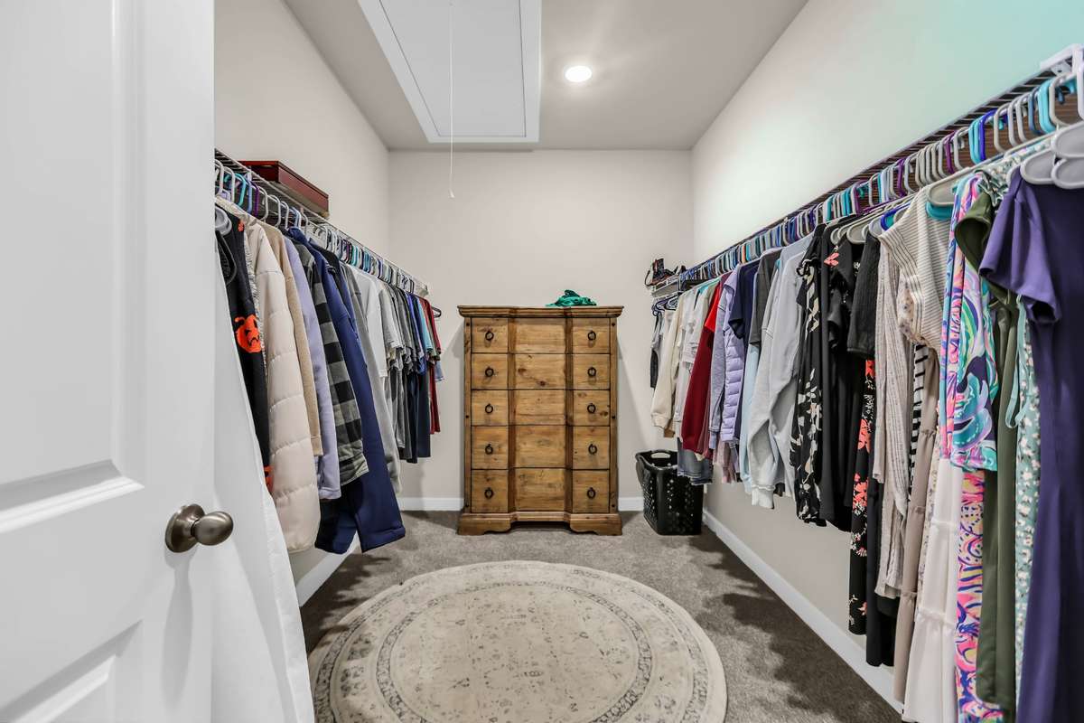 Extra large Primary closet