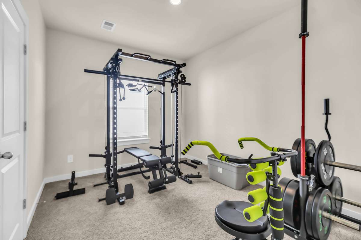 Bedroom 4 or workout room, or office, or man-cave, or sitting room, or sewing room, etc.