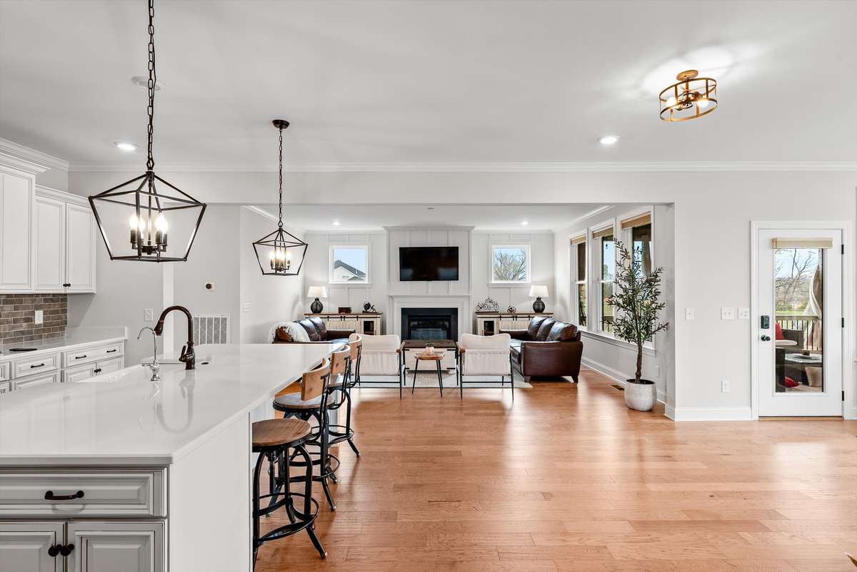 Expansive open-concept layout