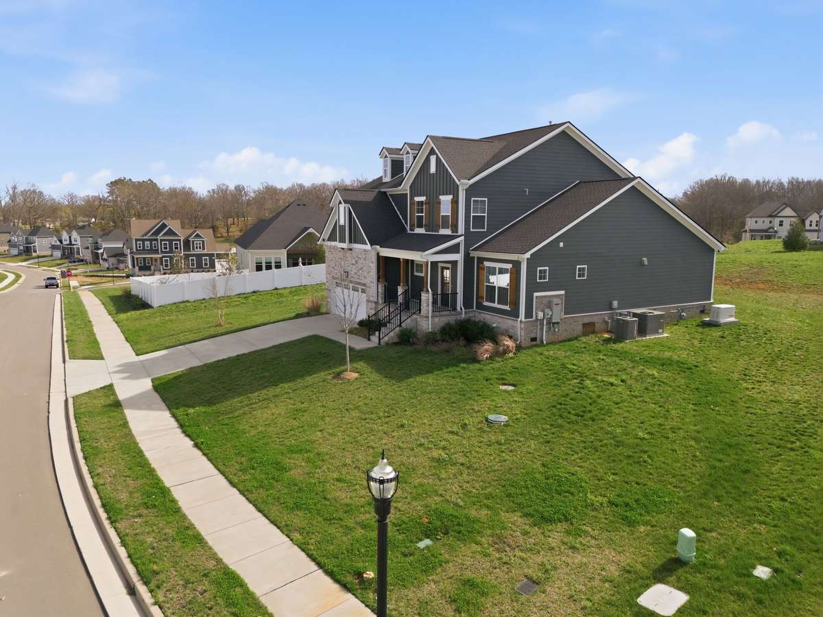This neighborhood has sidewalks for kids to bike ride or walk your furry friend.