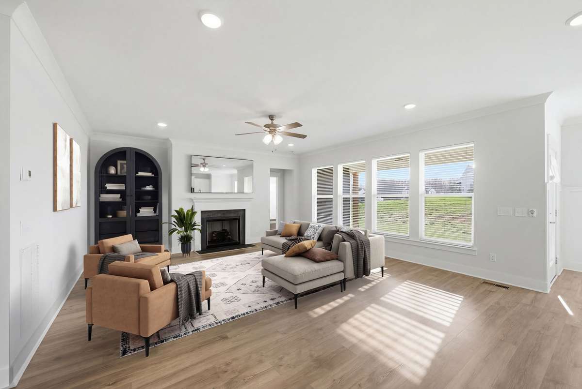 Virtually Staged Living Room