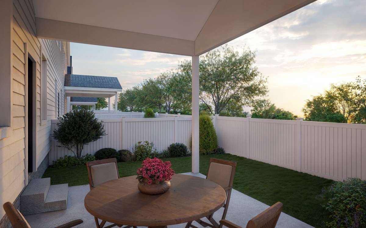 Fenced AND turfed back yards. Covered Patio Optional