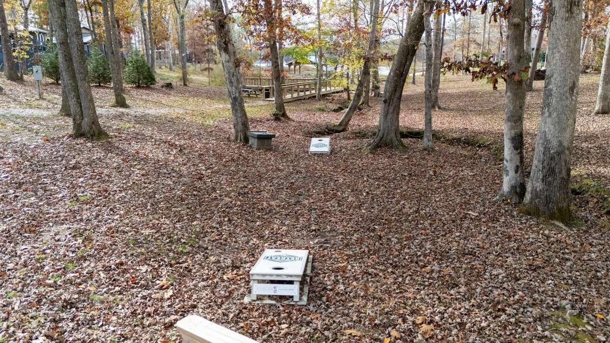 Corn hole lovers feel right at home at the Retreat at Water's Edge