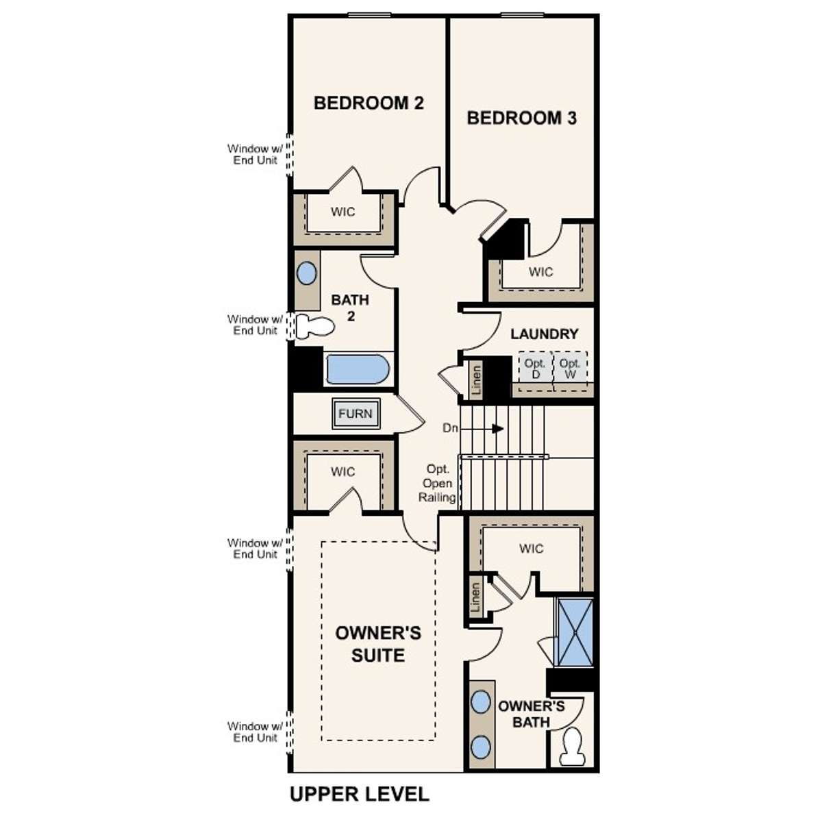 Second floor layout