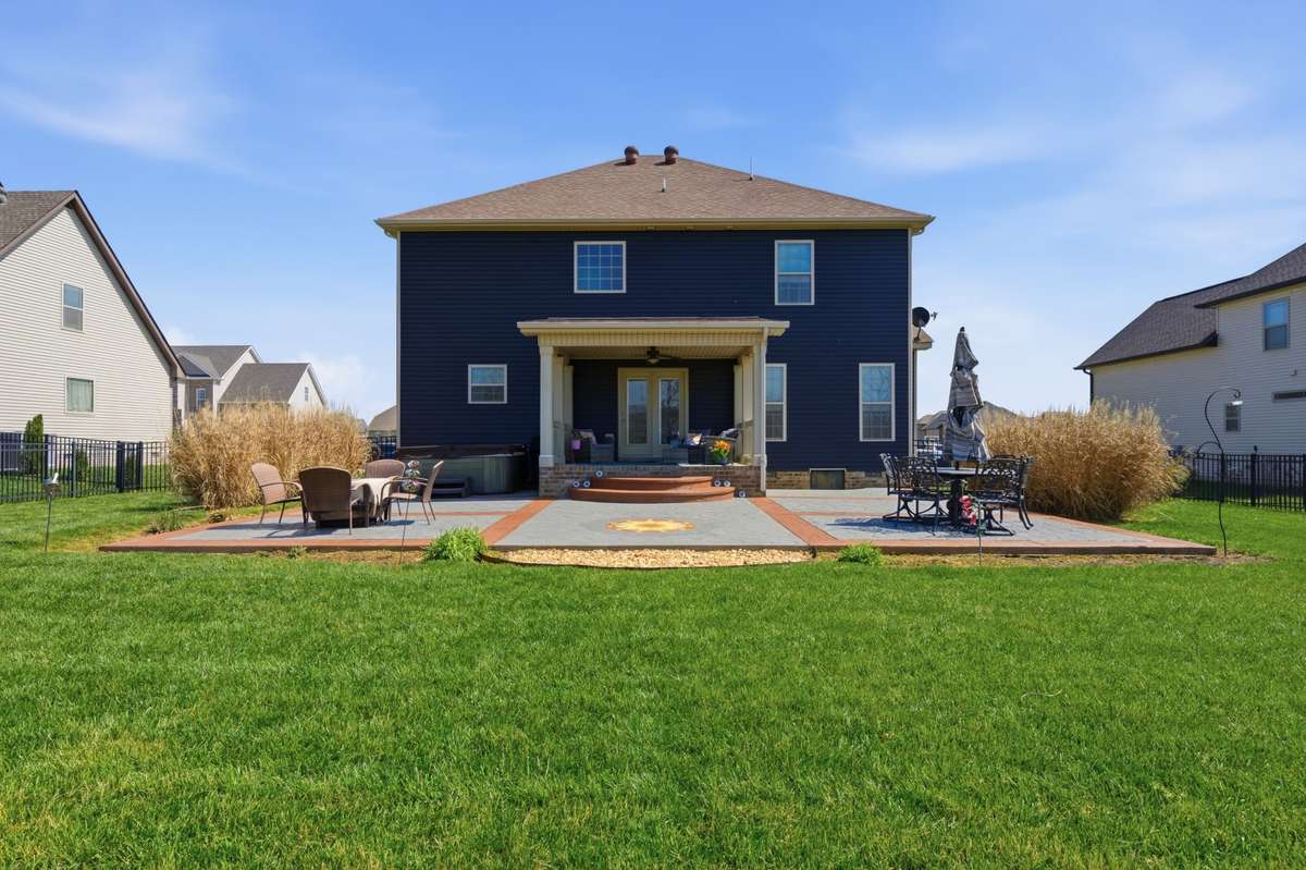 Large secluded backyard