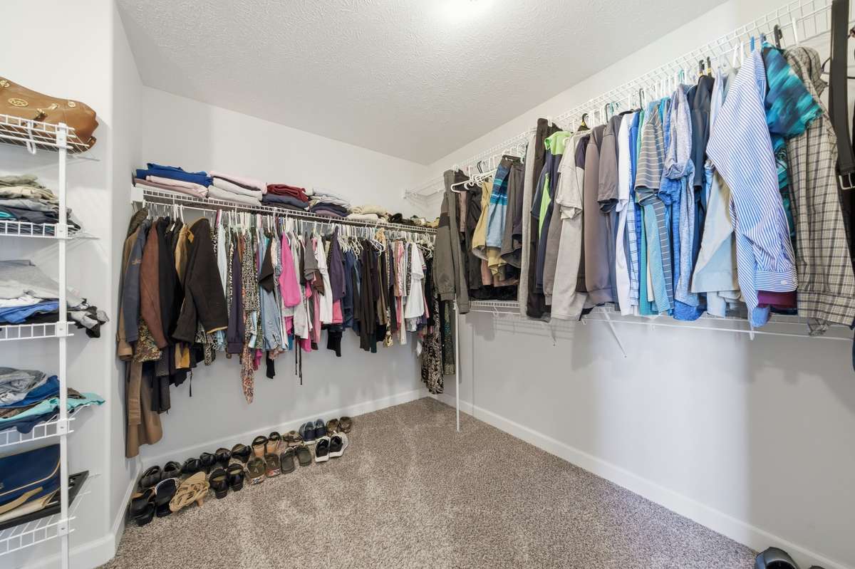 Large master bedroom closet