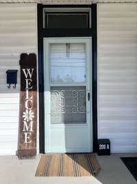 Side A front door