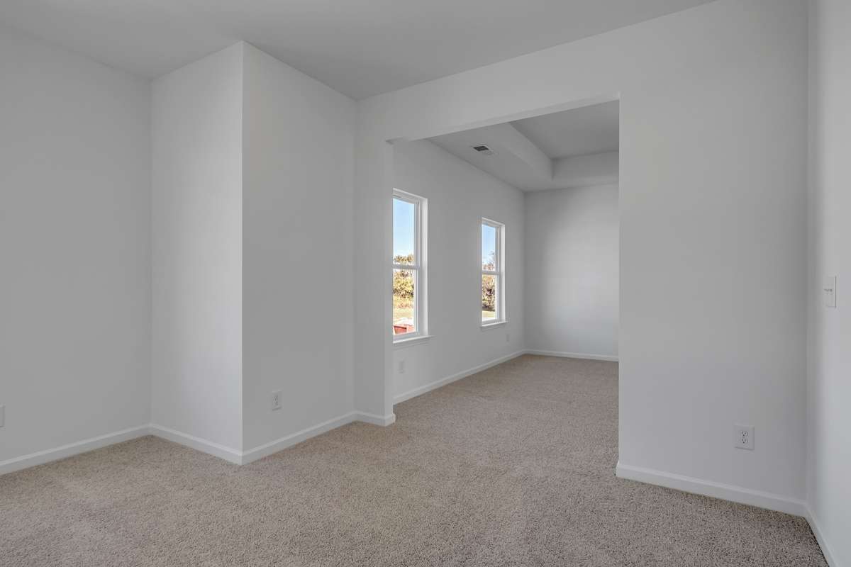 View from sitting room to Primary suite