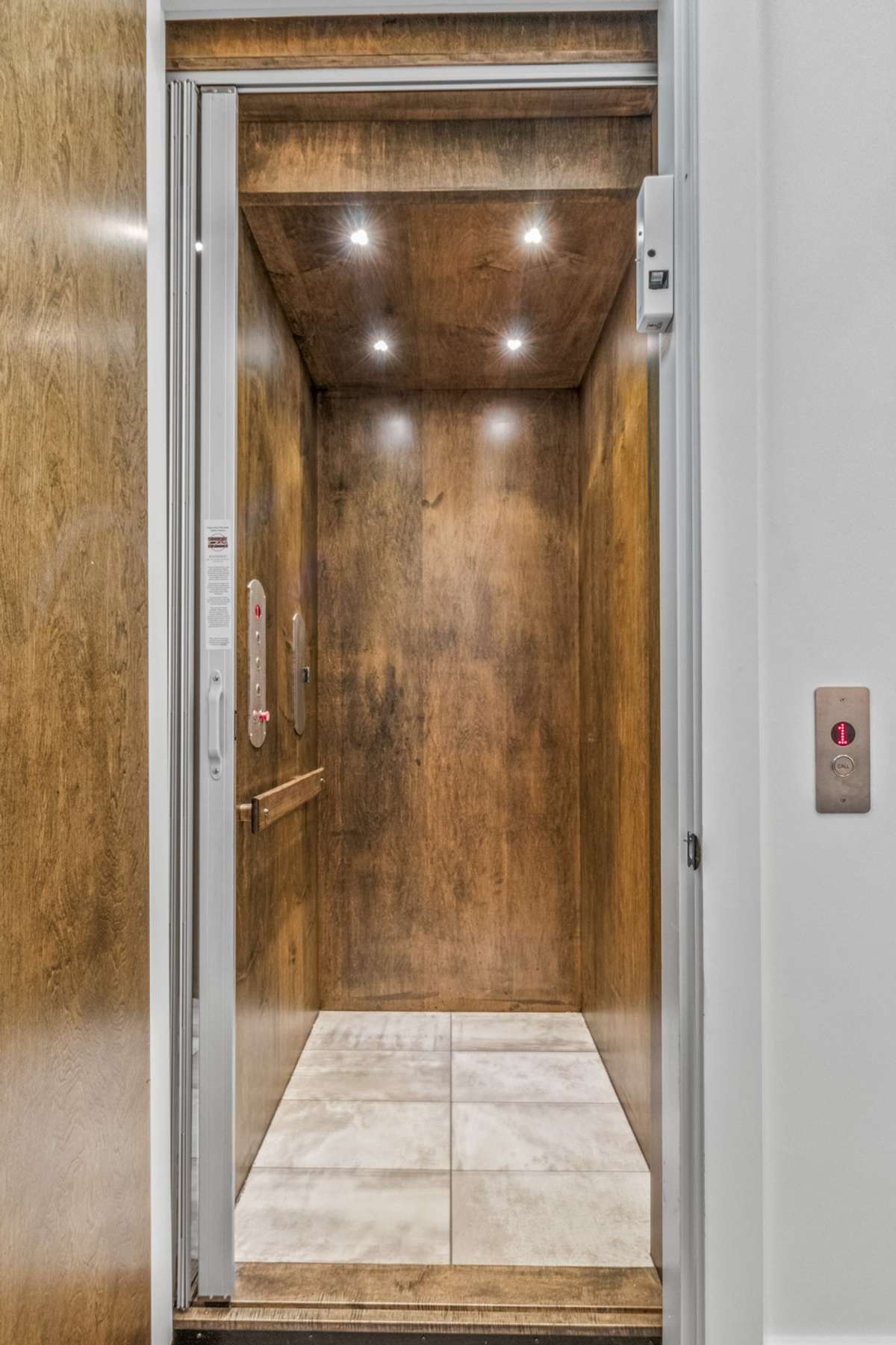 Elevator to all 3 floors for easy transport.