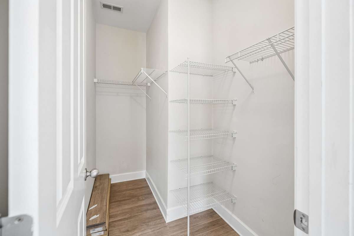 Primary closet