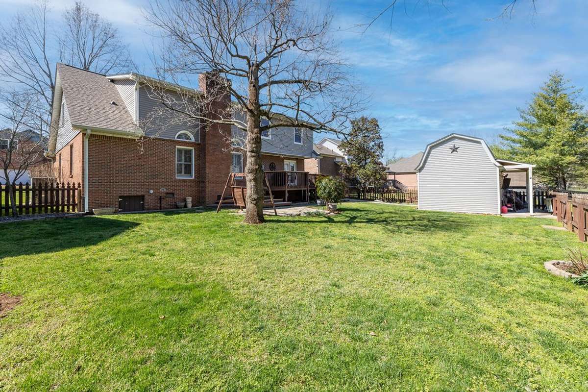 Another view of the back of the home.