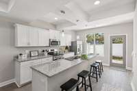 Photo is of different unit, identical interior.