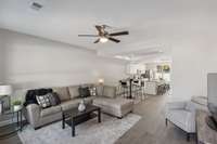 Photo is of different unit, identical interior.