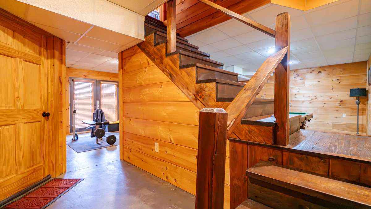 Finished Basement Stairway Base