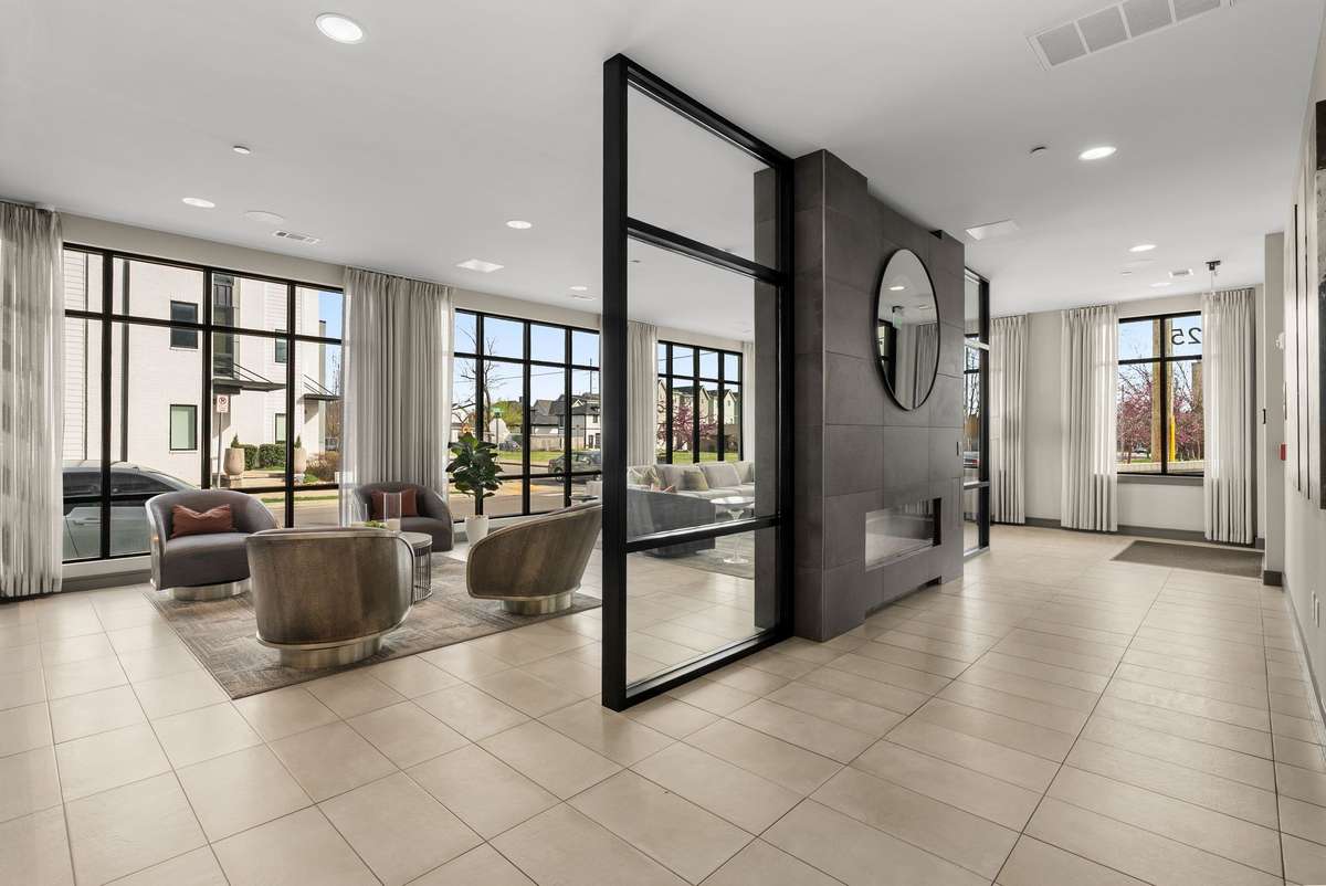Spacious welcoming lobby