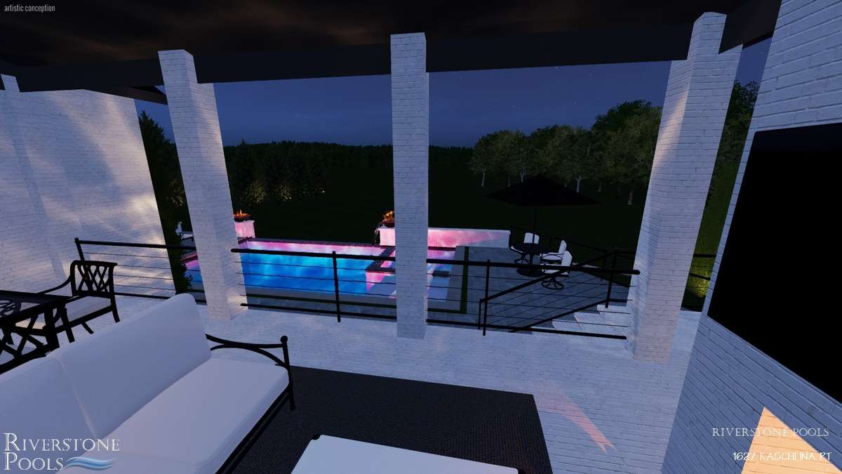 Pool renderings ~ Pool is not included in the price