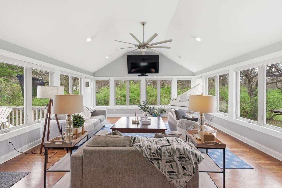 This sunroom is absolutely stunning.  You truly need to see it to properly appreciate the space.