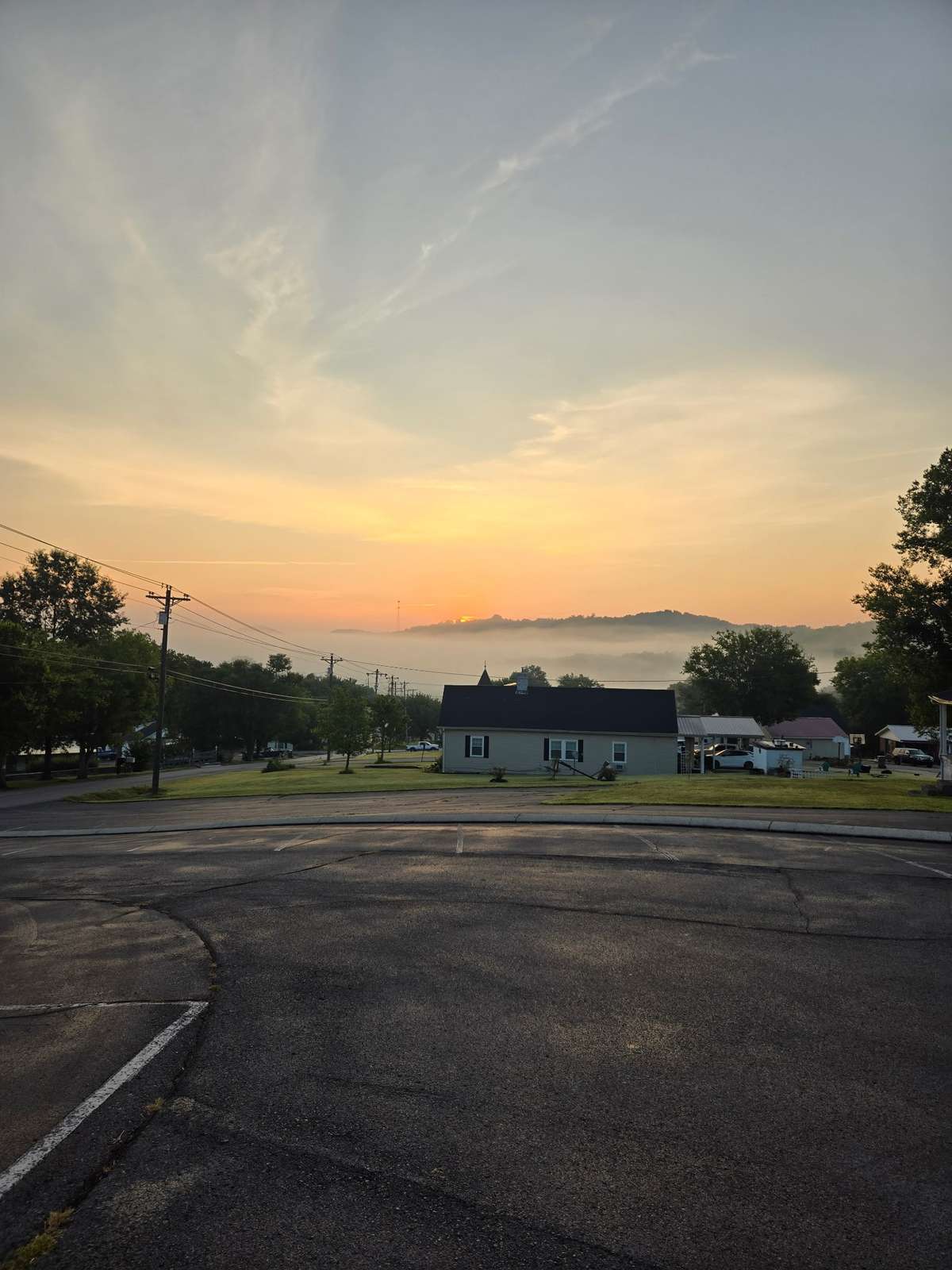 View looking down Main St