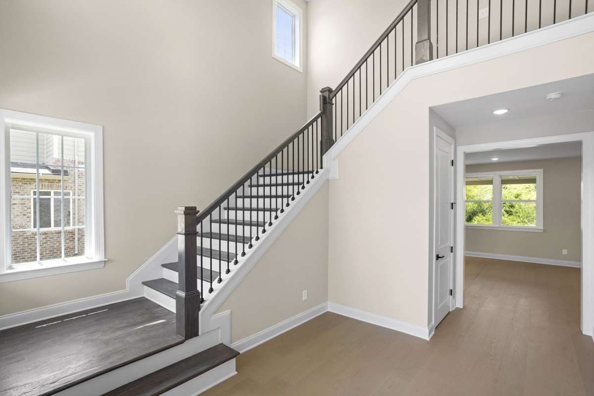 Another view of the foyer/staircase when you enter the home