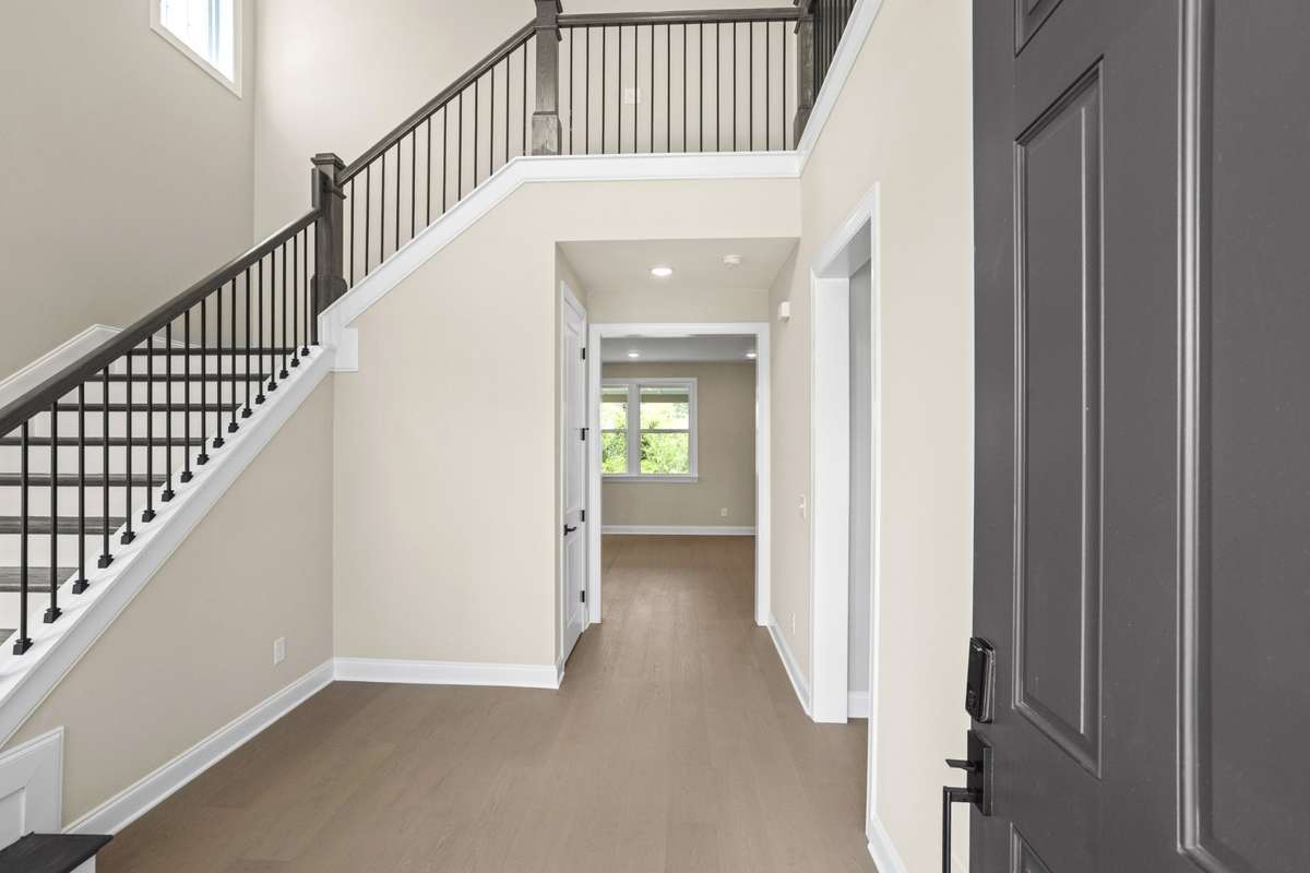 View of the foyer when you enter the home
