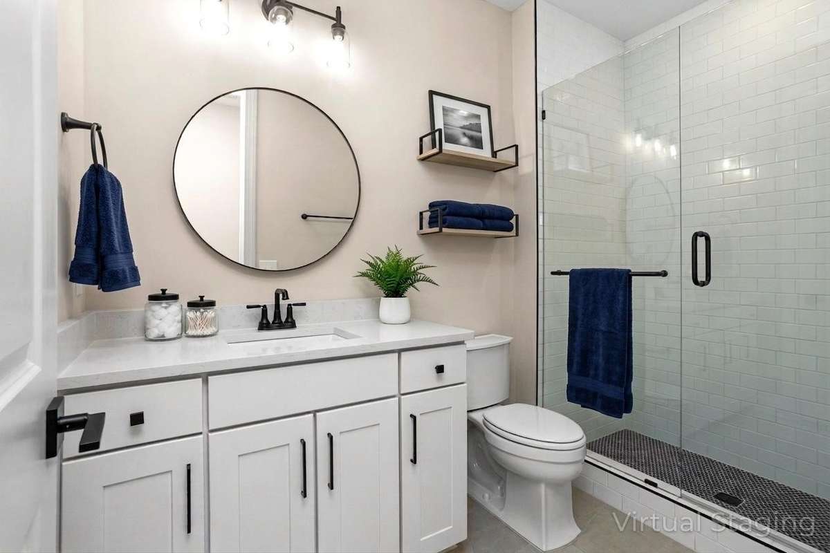 AI Staged 1st floor bathroom