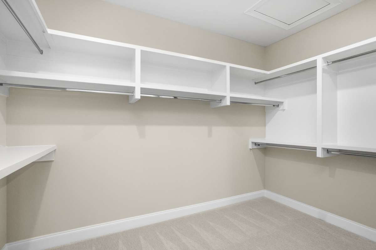 Primary closet