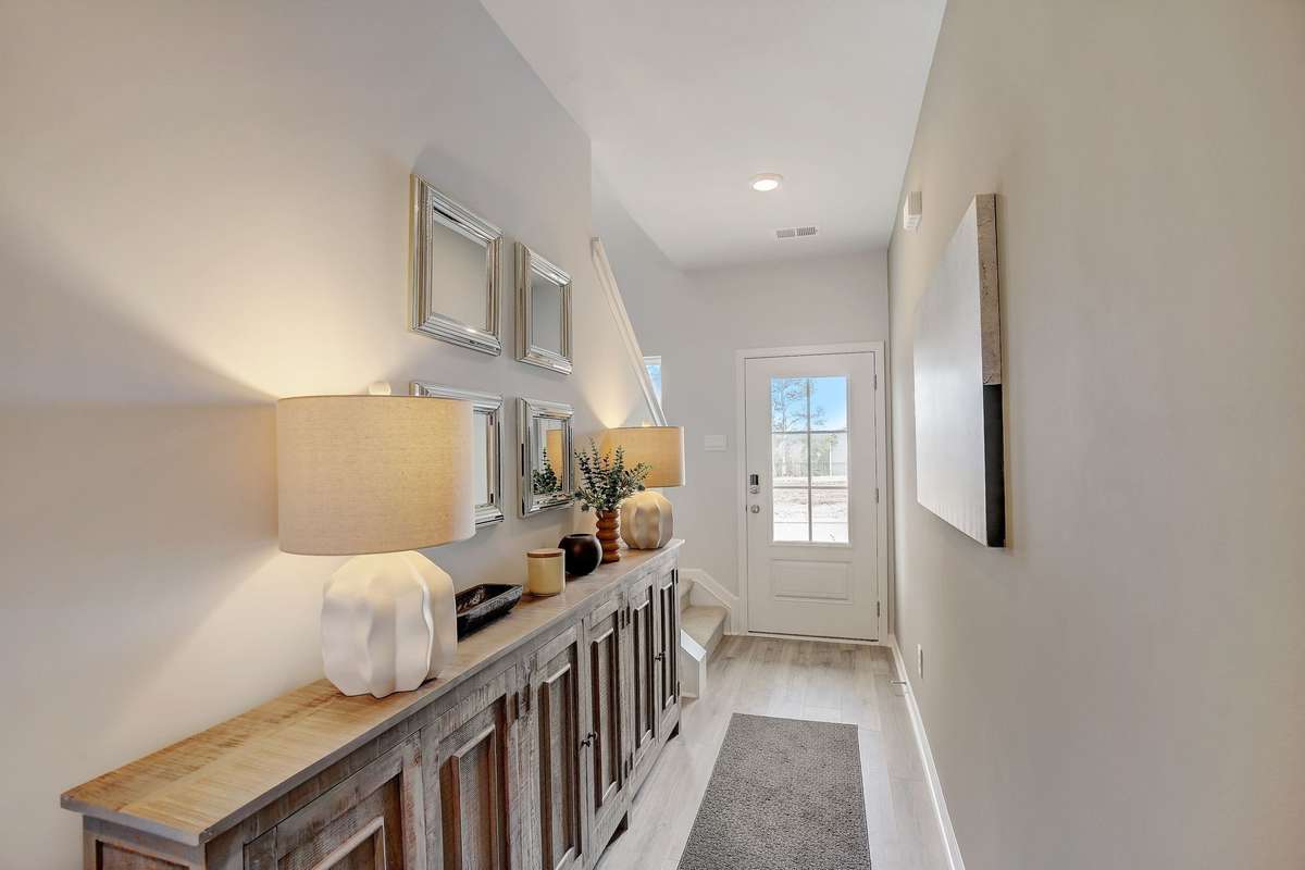 Photos are of our model home.  Some decorator items are not included.