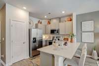 Photos are of our model home.  Some decorator items are not included.