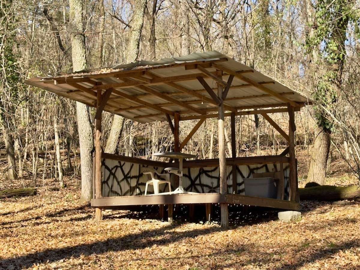 Target shooting platform.
