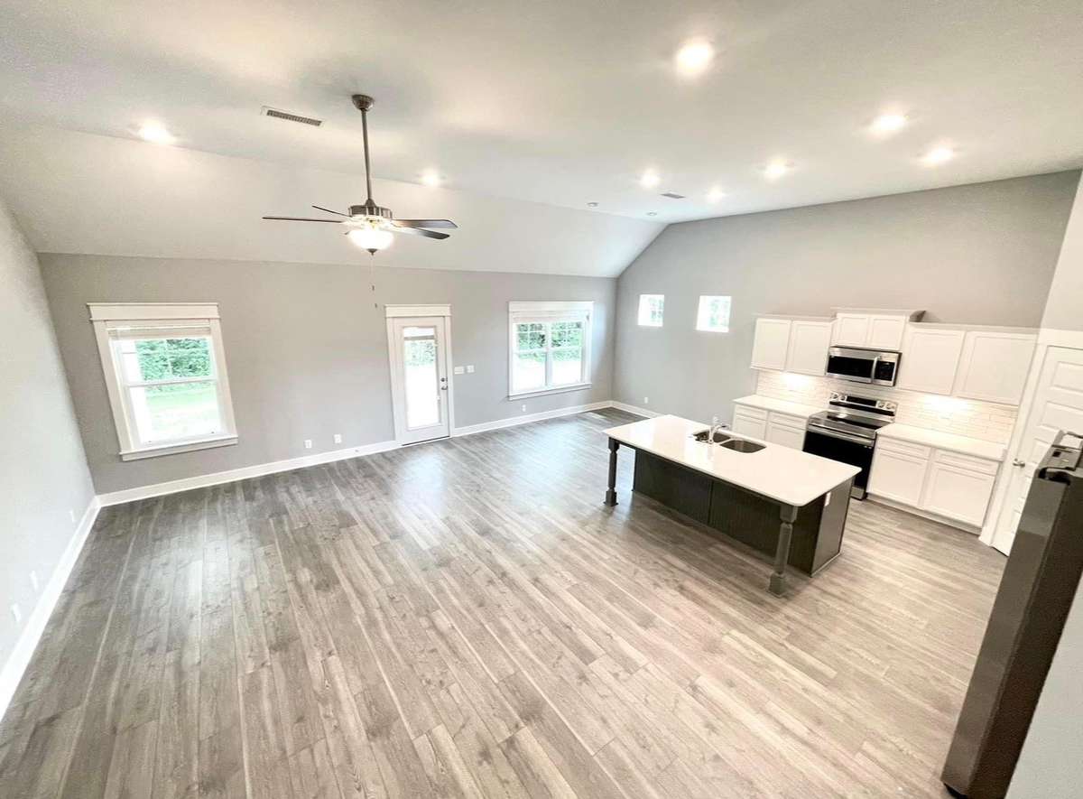 Stock Photo: Showcasing the open floor plan w/ 11+ ceilings!