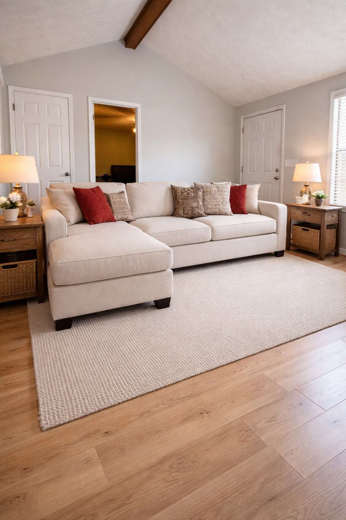 Living Room Image (This photo has been virtually enhanced)