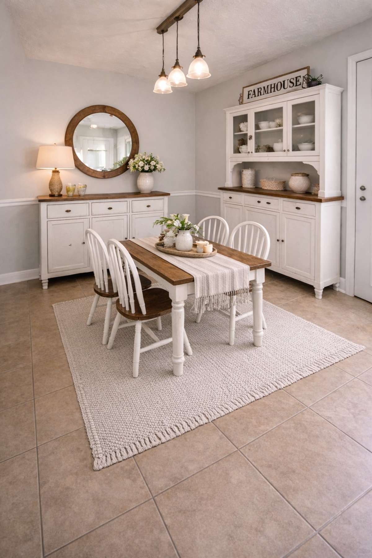 Dining Room (This photo has been virtually enhanced)