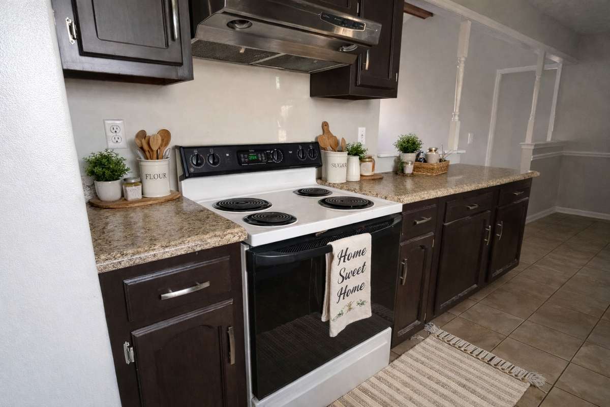 Kitchen Image (This photo has been virtually enhanced)