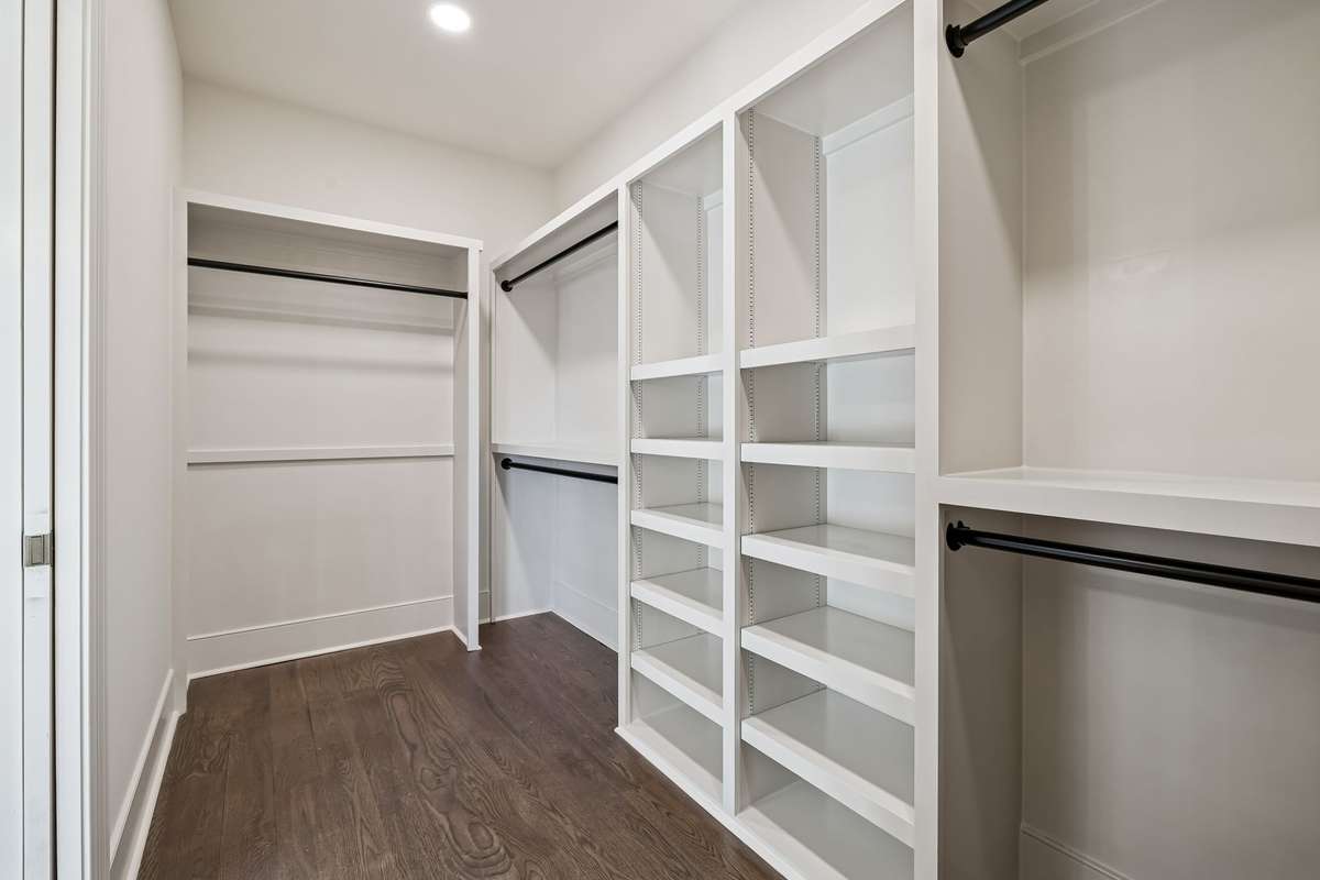 Large walk in closet