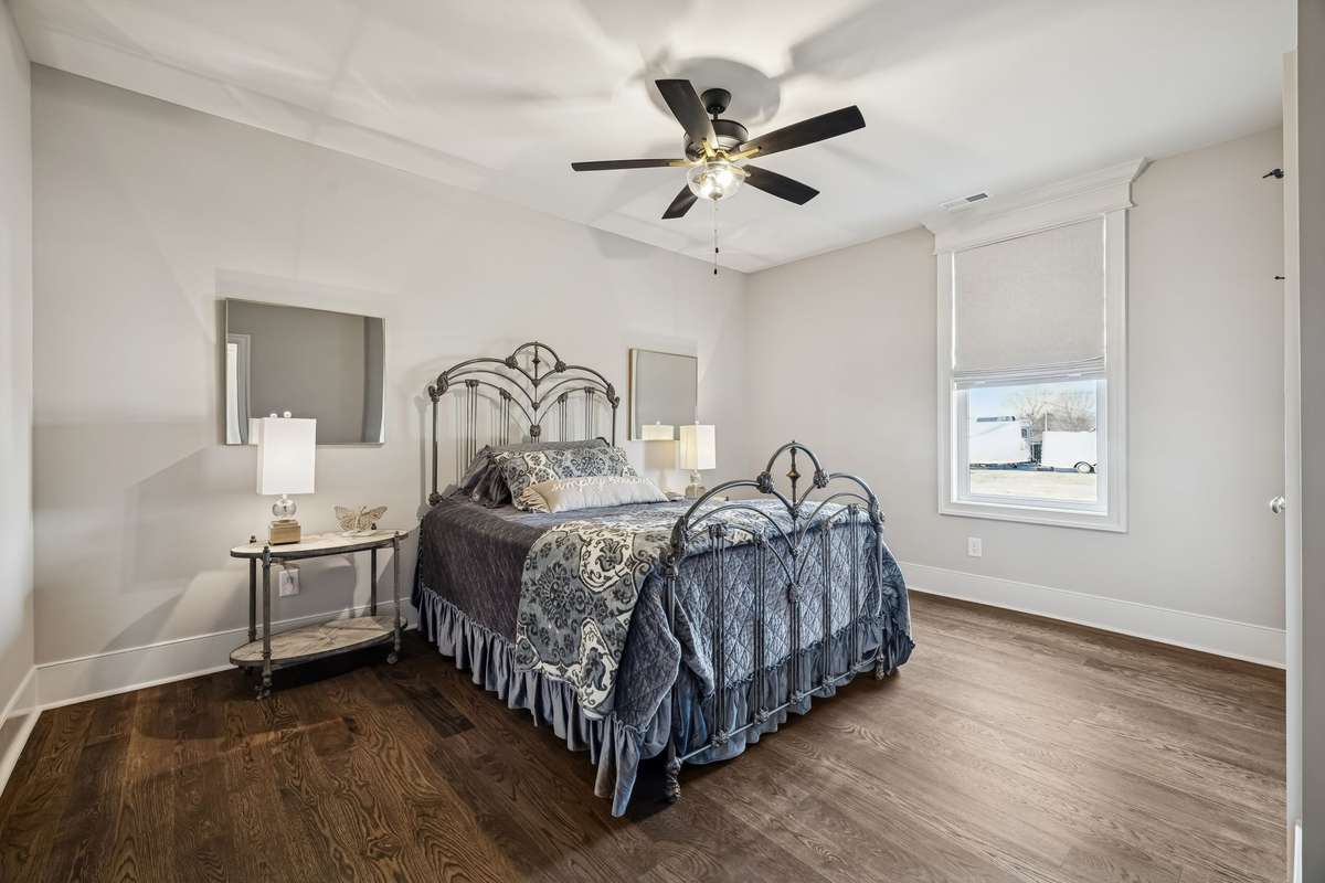 Bedroom with large closet