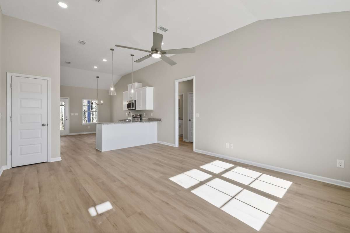 Open Living Room/Kitchen