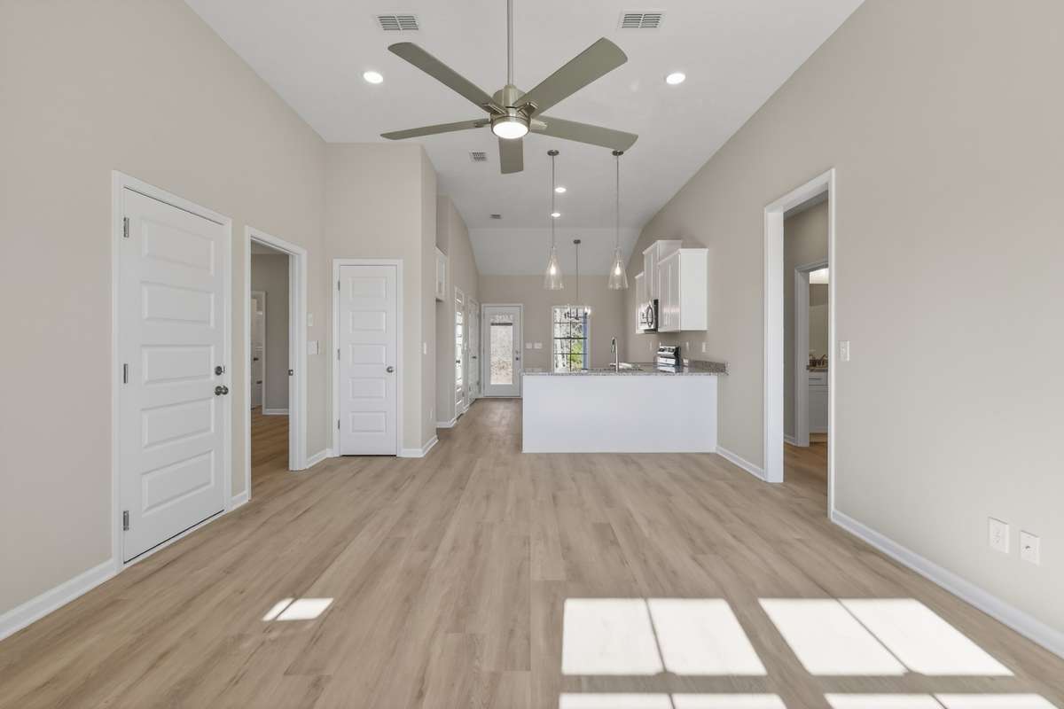 Open Living Room/Kitchen