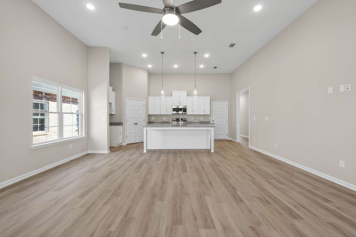 Open Living Room/Kitchen