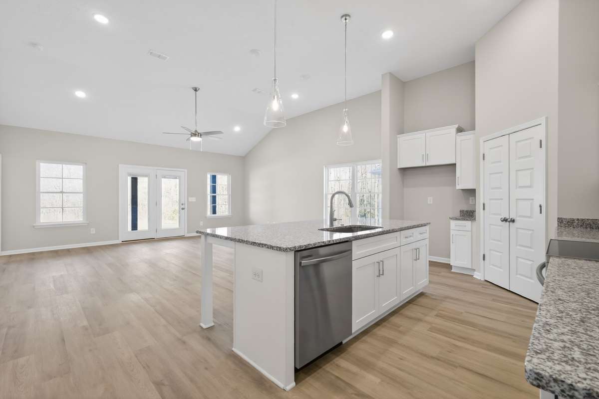 Open Living Room/Kitchen