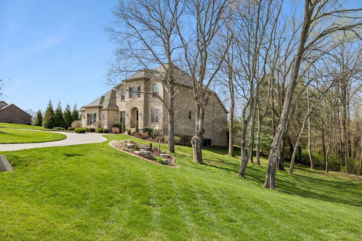 The lot is 1.58 acres in size and provides lots of space and privacy.
