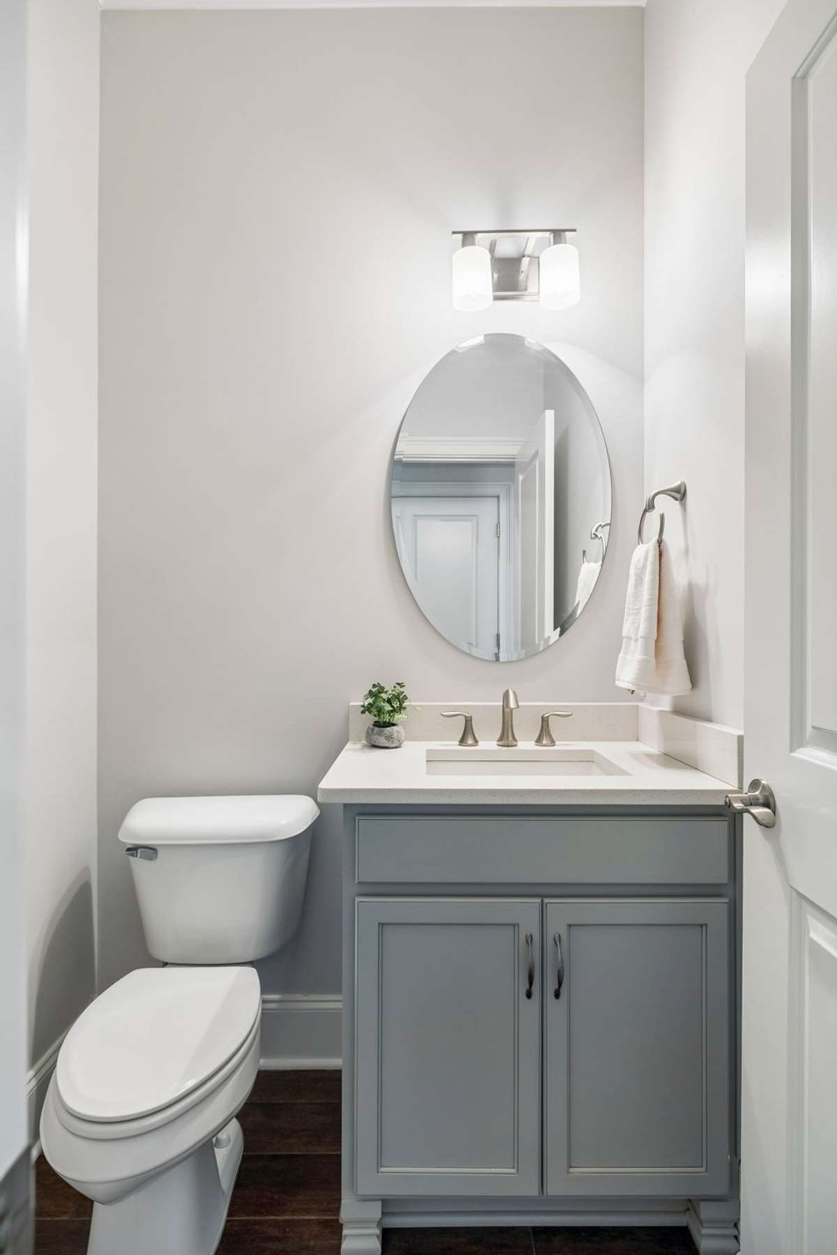 Powder room on main floor